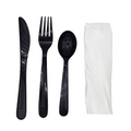 CUTLERY KIT 4PC - BLACK