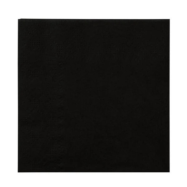 BLACK DINNER NAPKINS