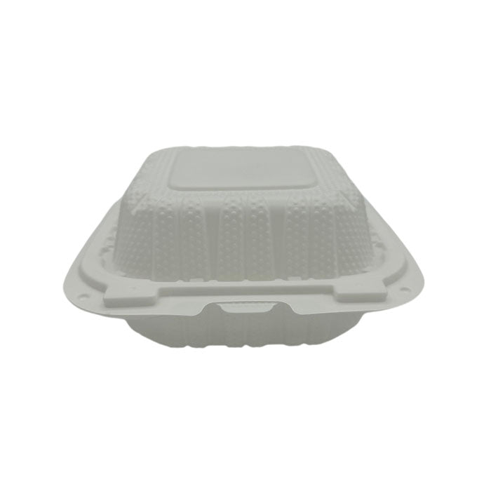 6x6 White Clamshell Containers - 250/Case