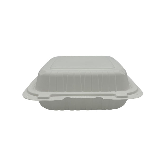 Eco 8x8 White Clamshell Containers - 200/case