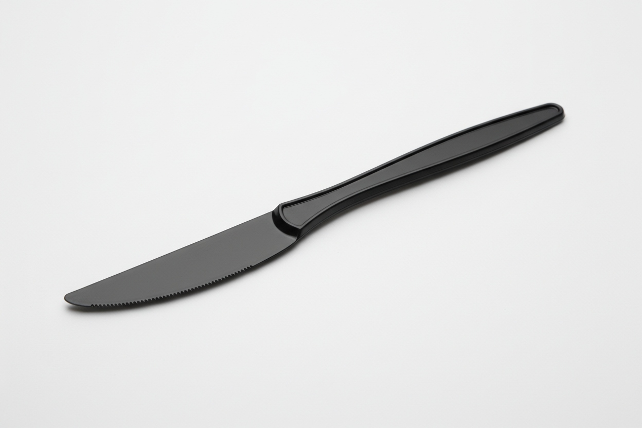 plastic hd knife black