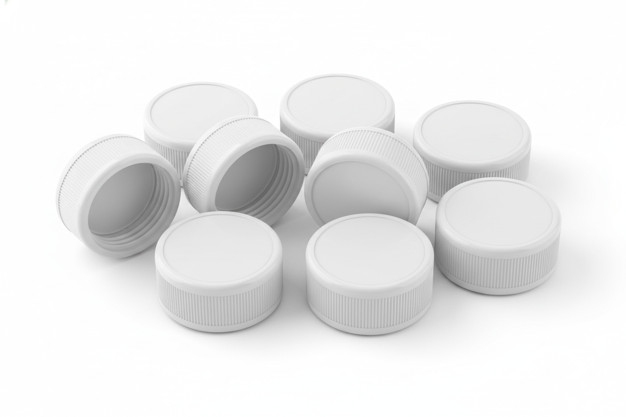 white bottle caps for PET Square bottles