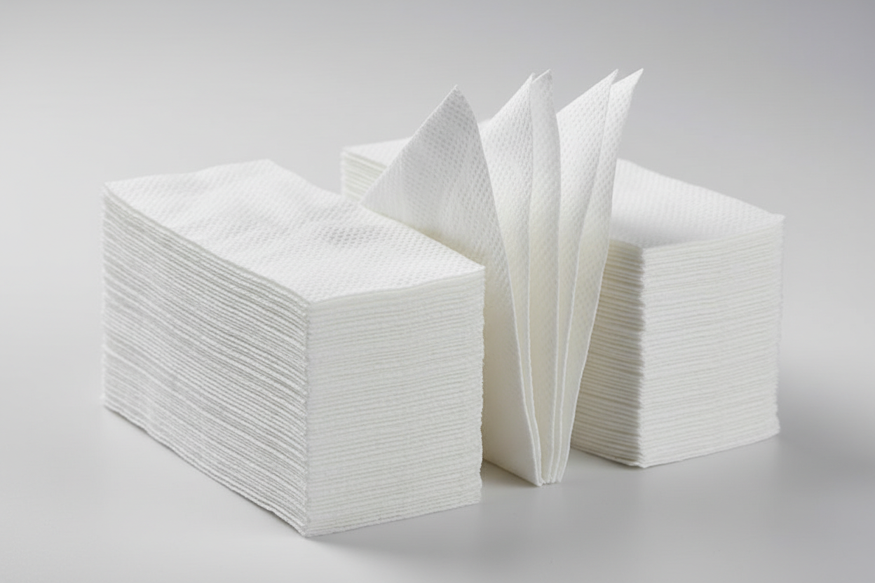 white interfold napkins